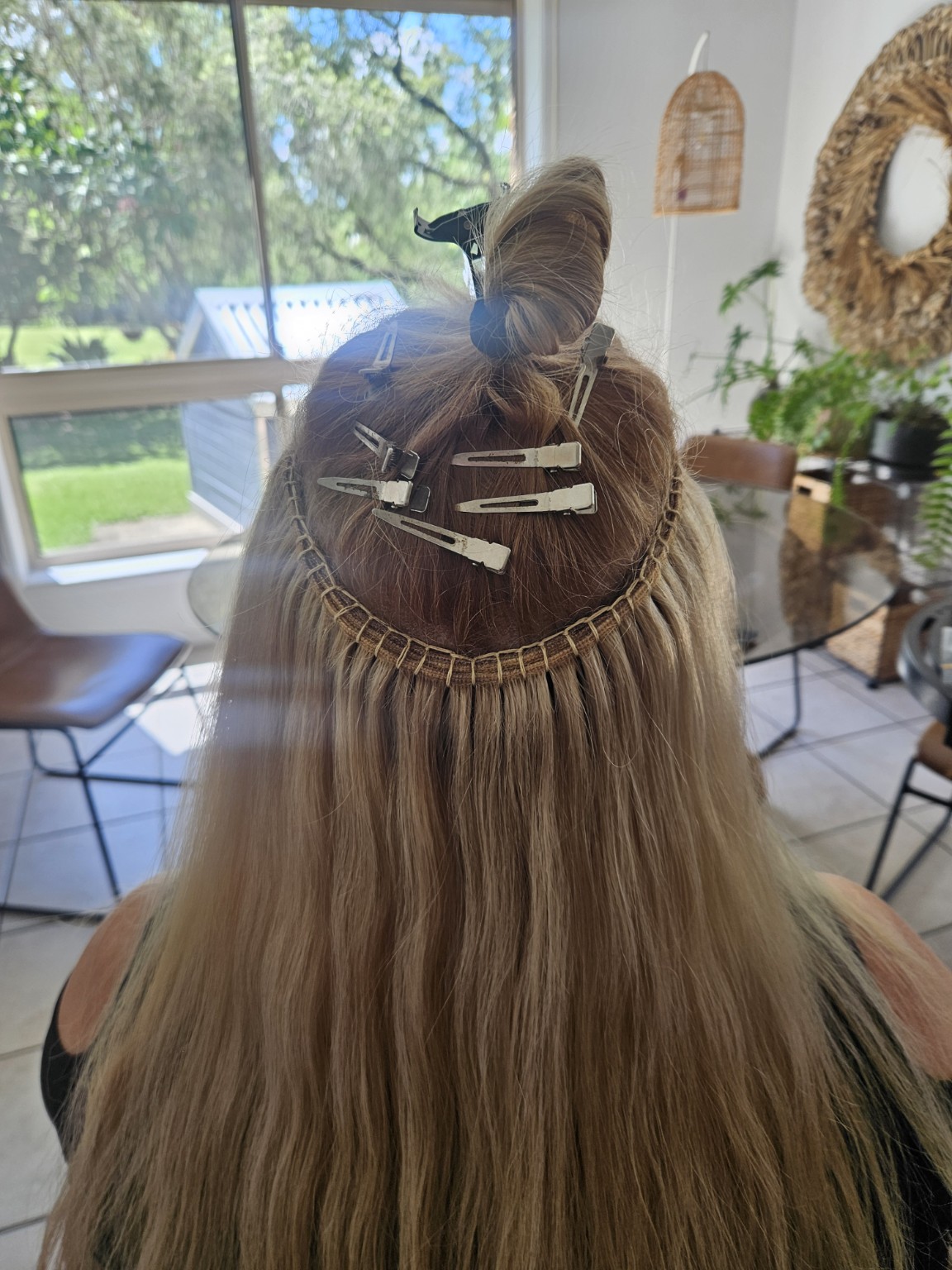 Hair extension client result
