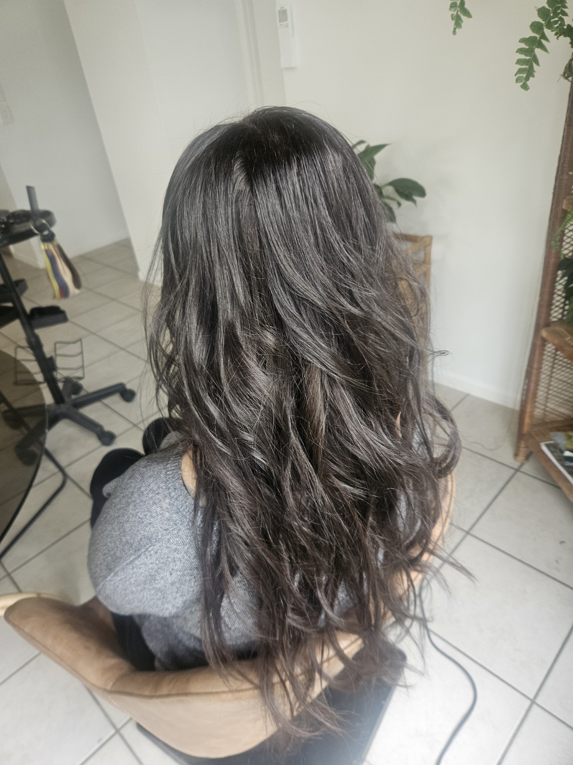 Hair extension client result